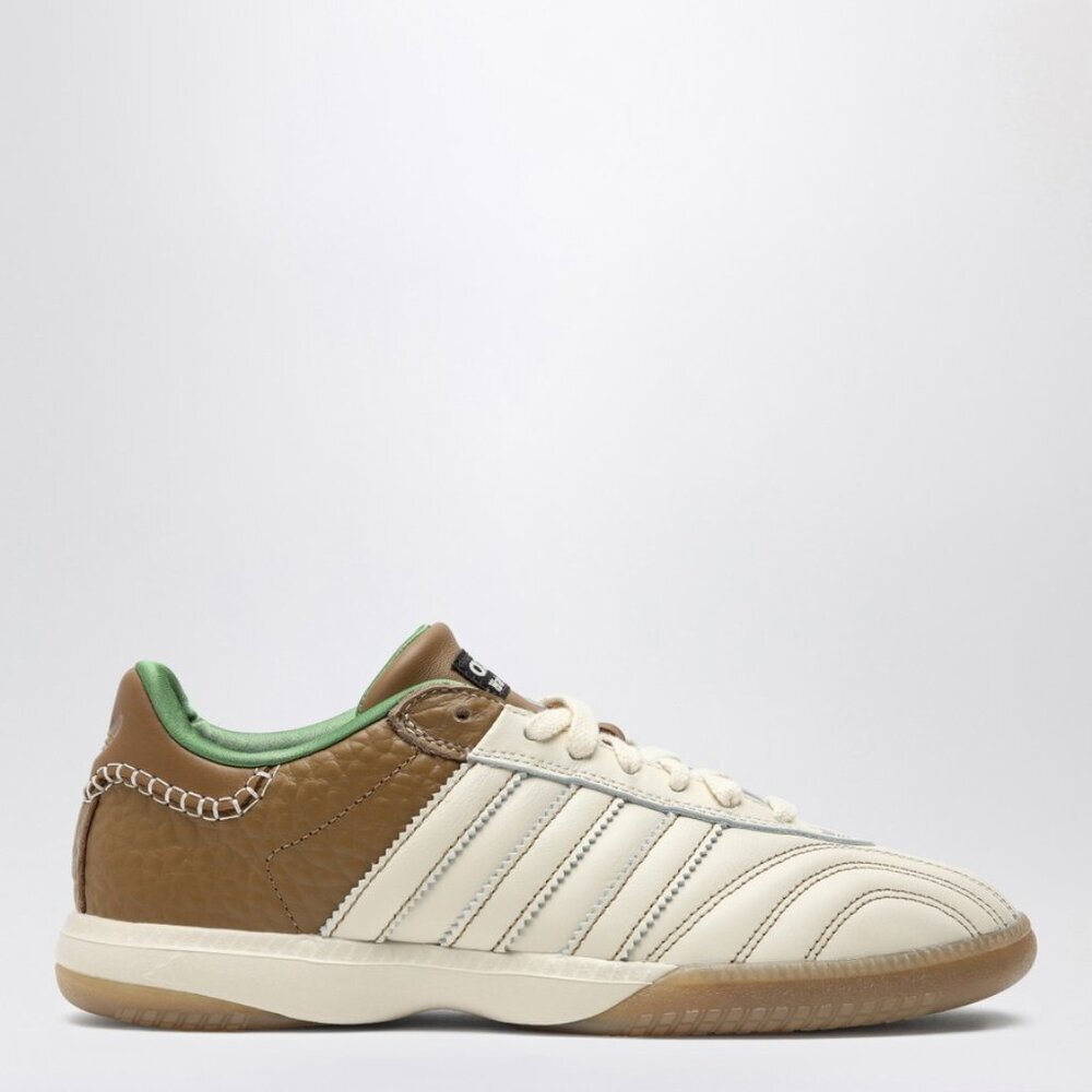 Adidas Men's Cream and Brown Sneakers - Picture 2 of 11